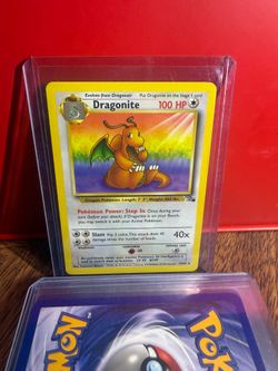 Dragonite fossil 19/62 pokemon