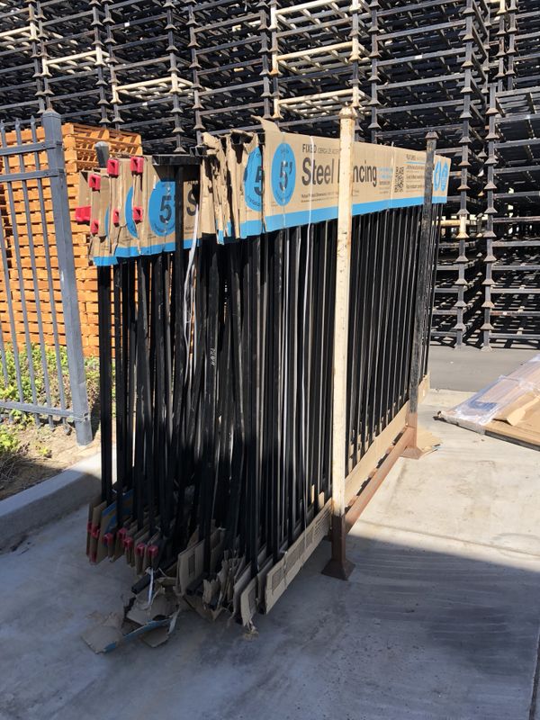 Used steel fence panels and posts for Sale in Riverside, CA OfferUp