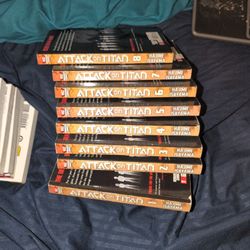 Attack On Titan Books 1-8