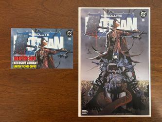 Absolute Batman #19 NM Dexter Soy Trade Dress BTC Exclusive With COA!