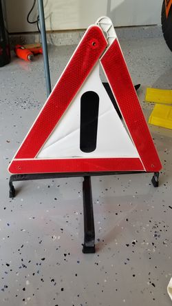 Car or Truck Warning Triangle