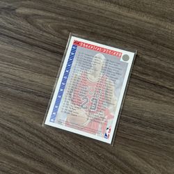 Vintage Micheal Jordan Checklist Card