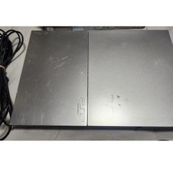 Silver PS2-Playstation 2 Slim Console 90000 Series-No Controller 