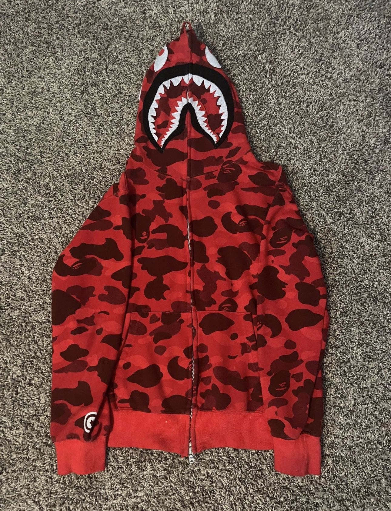 Red bape hoodie