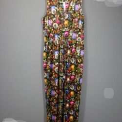 XHILARATION Jumpsuit 4XL NEW Christmas Tree Stretch Velour Velvet ROMPER