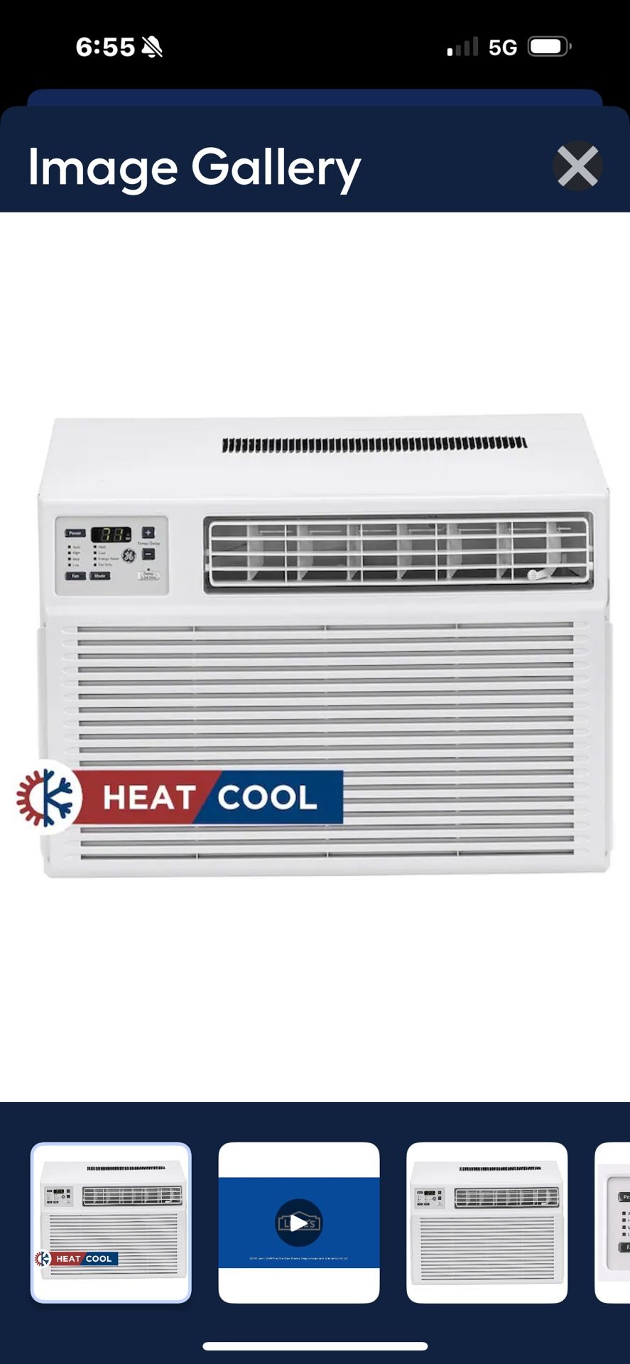 Large Room Window Hair Condition With Heater. Remote Control Included