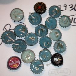 Beer Cap And Shell Candles 