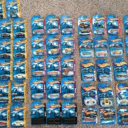 Mint Hot Wheels cars car collection 52 mint condition selling entire collection on card will not divide.  See our other great deals on vintage art fur