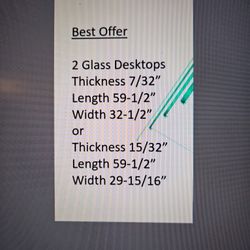 Glass Desktops