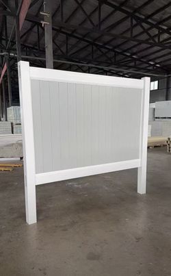 6' Gray Vinyl fence materials