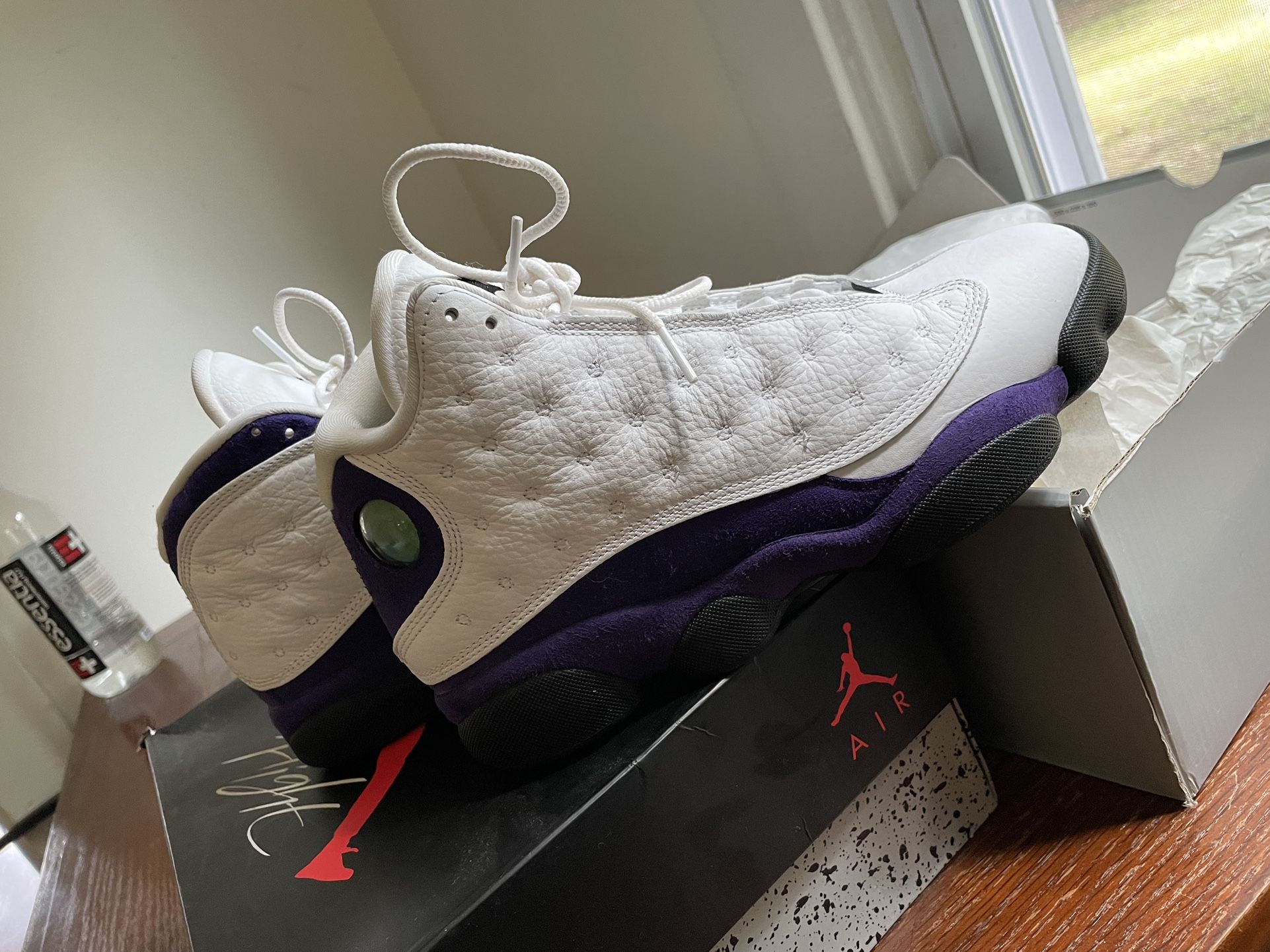 Air Jordan Retro 13 XIII Lakers White Court Purple