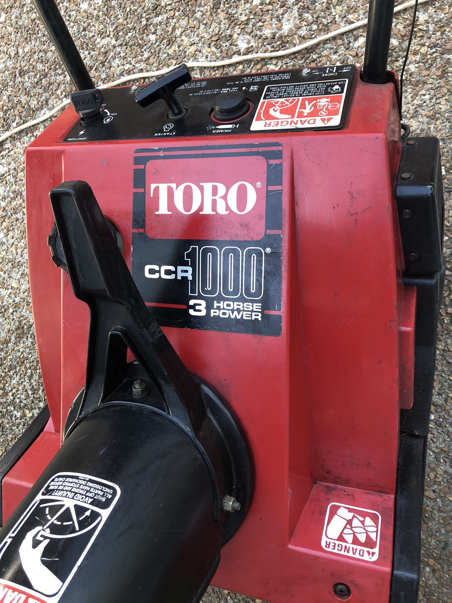 Toro snow blower ccr 1000 for Sale in Chicago Ridge, IL OfferUp