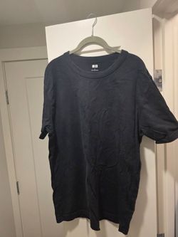 L Black Uniqlo Shirt