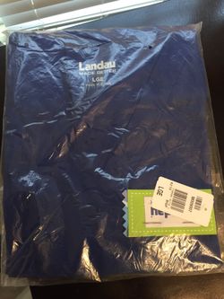 Landau Unisex Scrub Top V-Neck - Royal Blue - Large