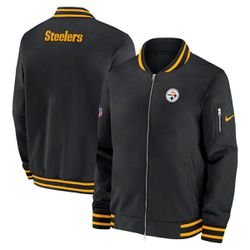 Pittsburgh Steelers Nike Bomber Jacket Medium