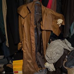 NCR New California Republic Pleather Duster Coat Jacket