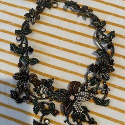 Womens Jewelry Necklace Statement Piece Zara Brand 