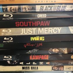 Variety of Mixed Blu-Rays $5. Ea.