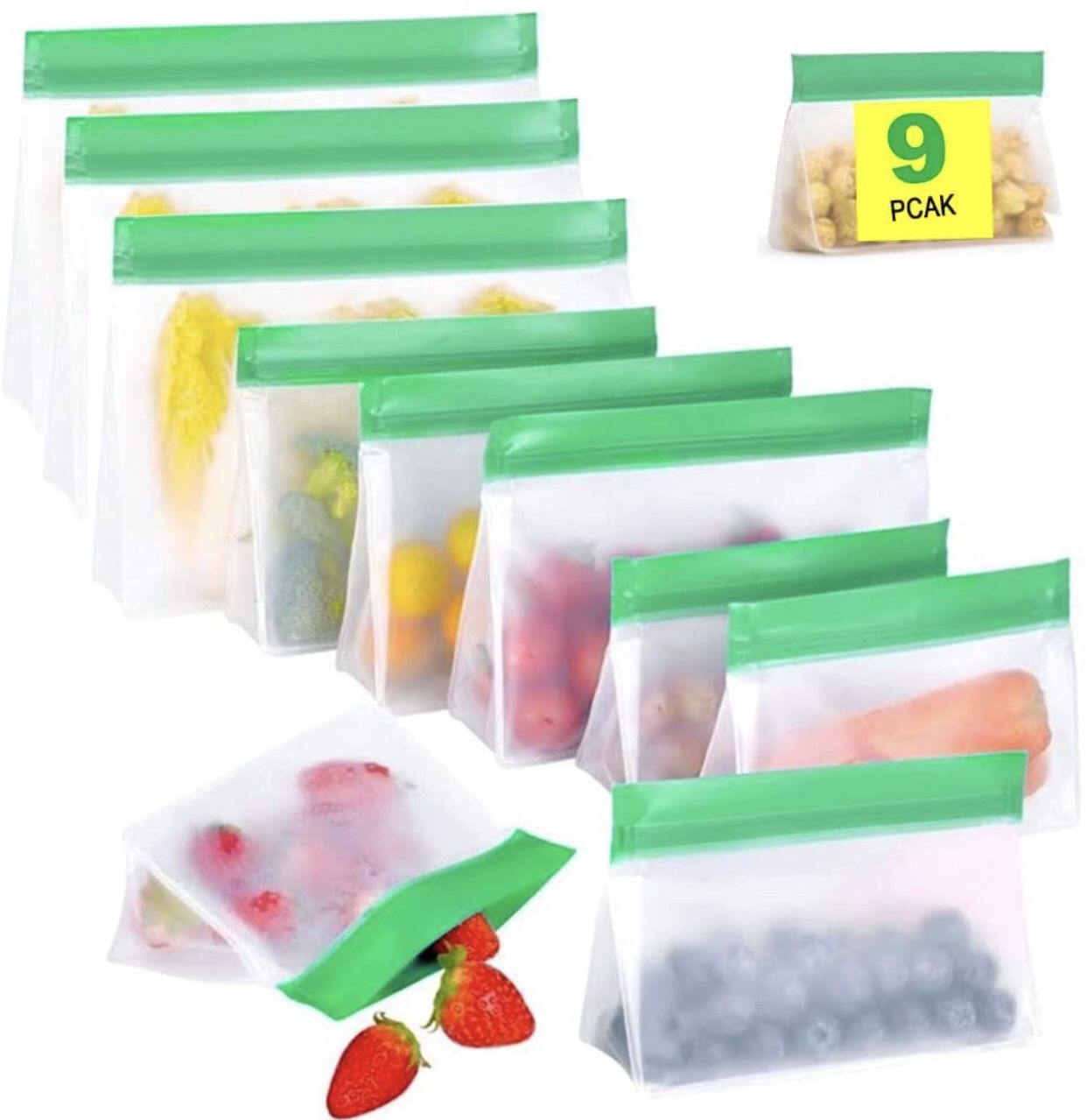 Reusable Food Container Storage Bags