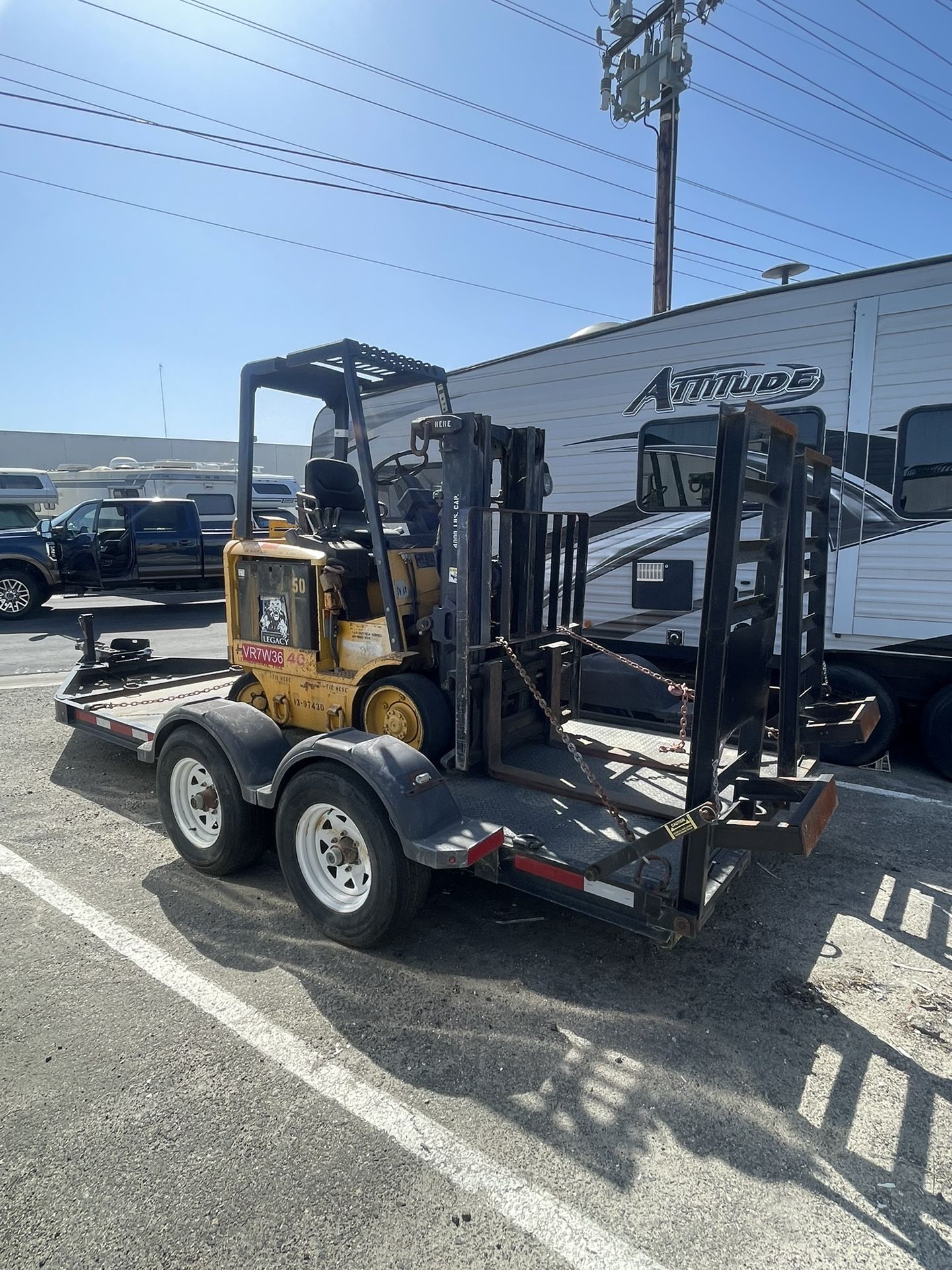 Flat Bed Tráiler 