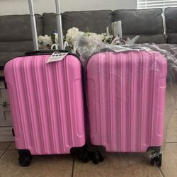 Pink Luggage…..new With Tags…..$29 Each Or $50 For Both