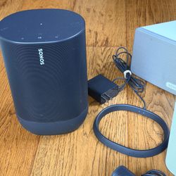 Sonos Move + 2 Sonos One Smart Speakers — Indoor/Outdoor Multi-Room Bundle