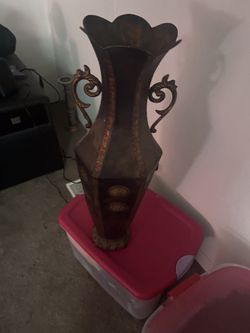 Old Rustic Vase Very Beautiful Is Corner