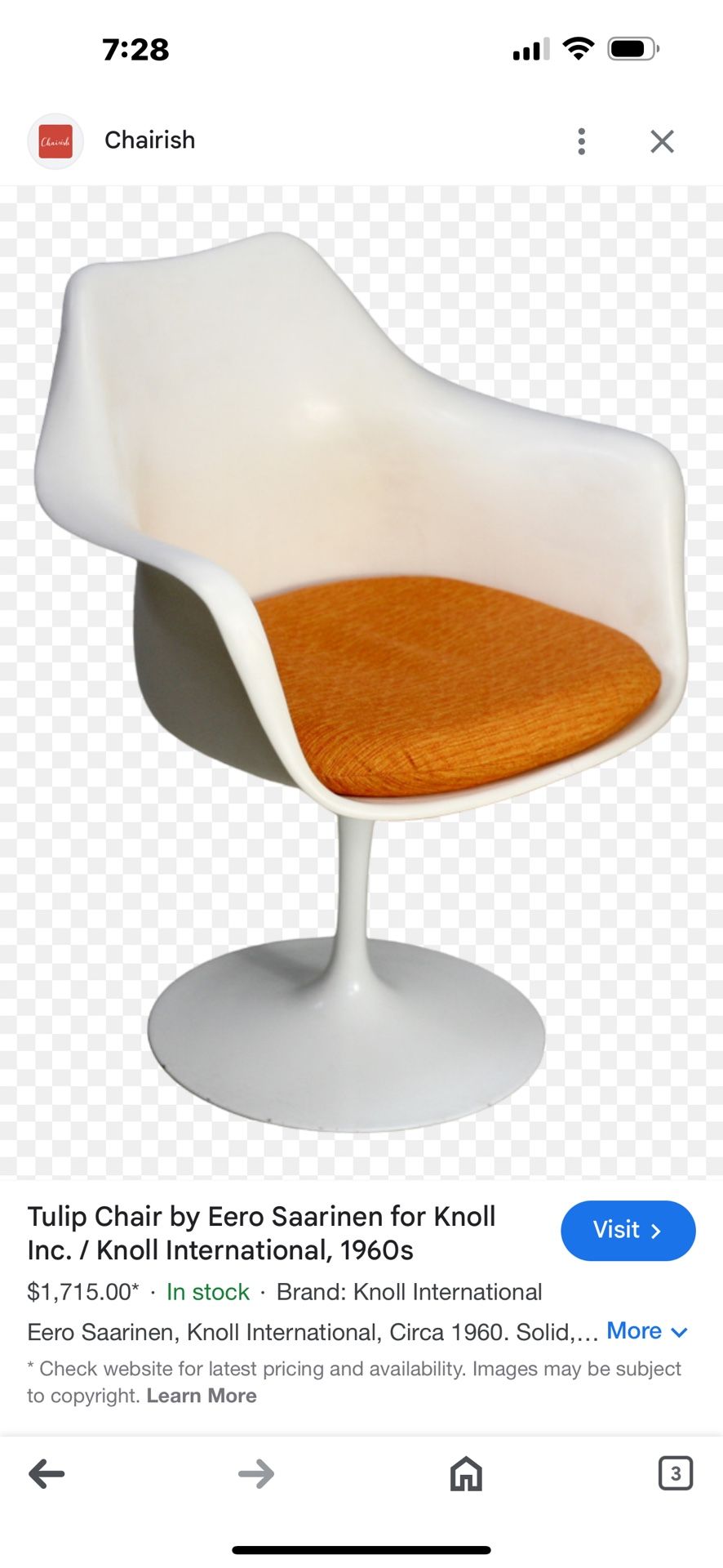 Knoll Saarinen Armchair - Used, Sold As A Set