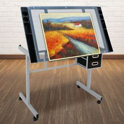 Drawing table glass/ Mesa de dibujo de vidrio