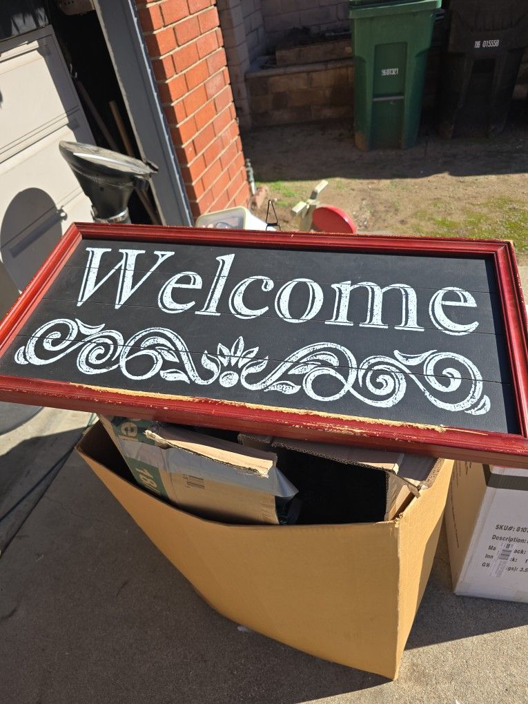 Free Welcome Sign