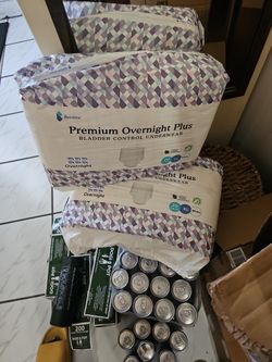 PREMIUM OVERNIGHT PLUS BLADDER CONTROL UNDERWEAR DIAPER 