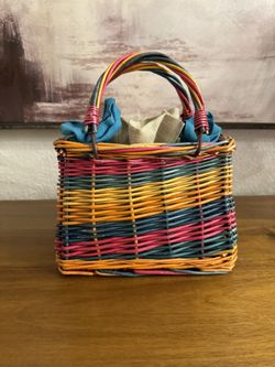 Zara Wicker Purse 