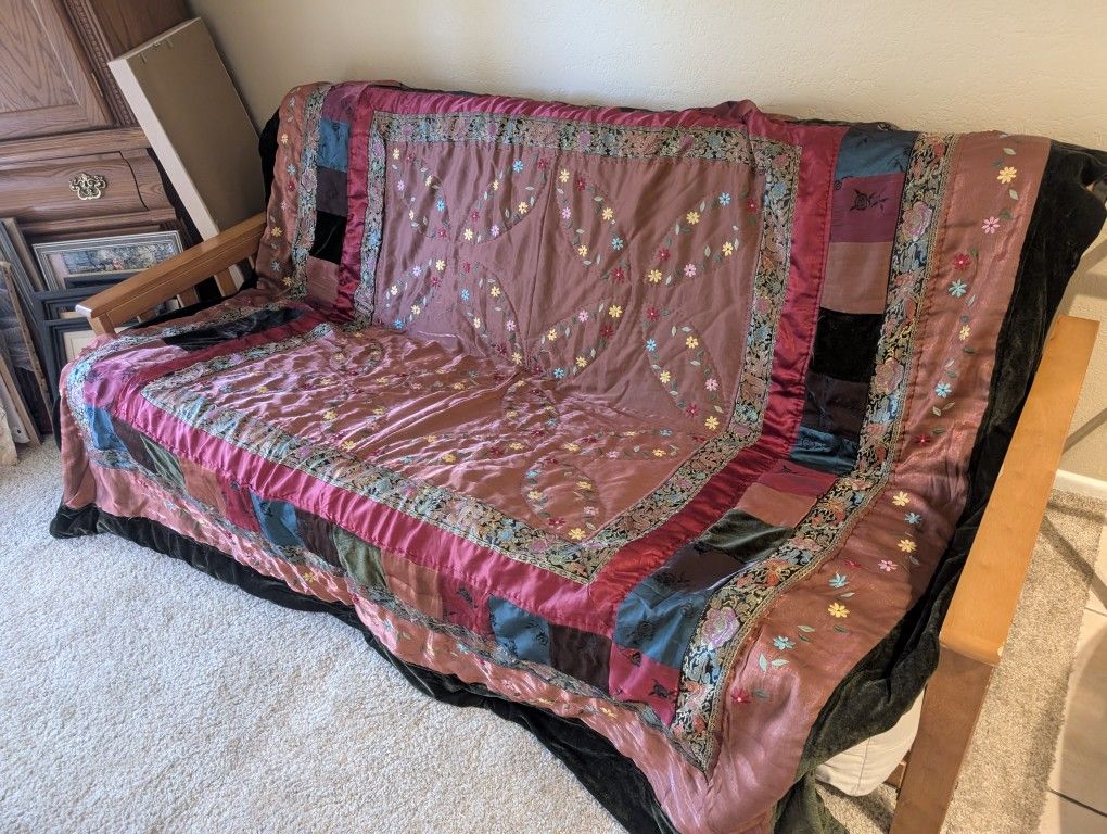 Wood-Framed Futon