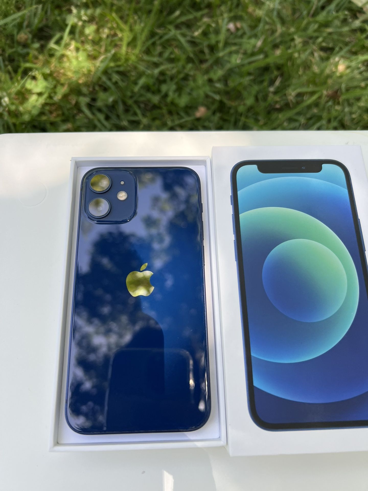 iPhone 12 Mini 128GB - Blue, 100% Functional (Face ID Issue)