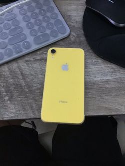 Unlocked yellow IPhone XR 64 Gig