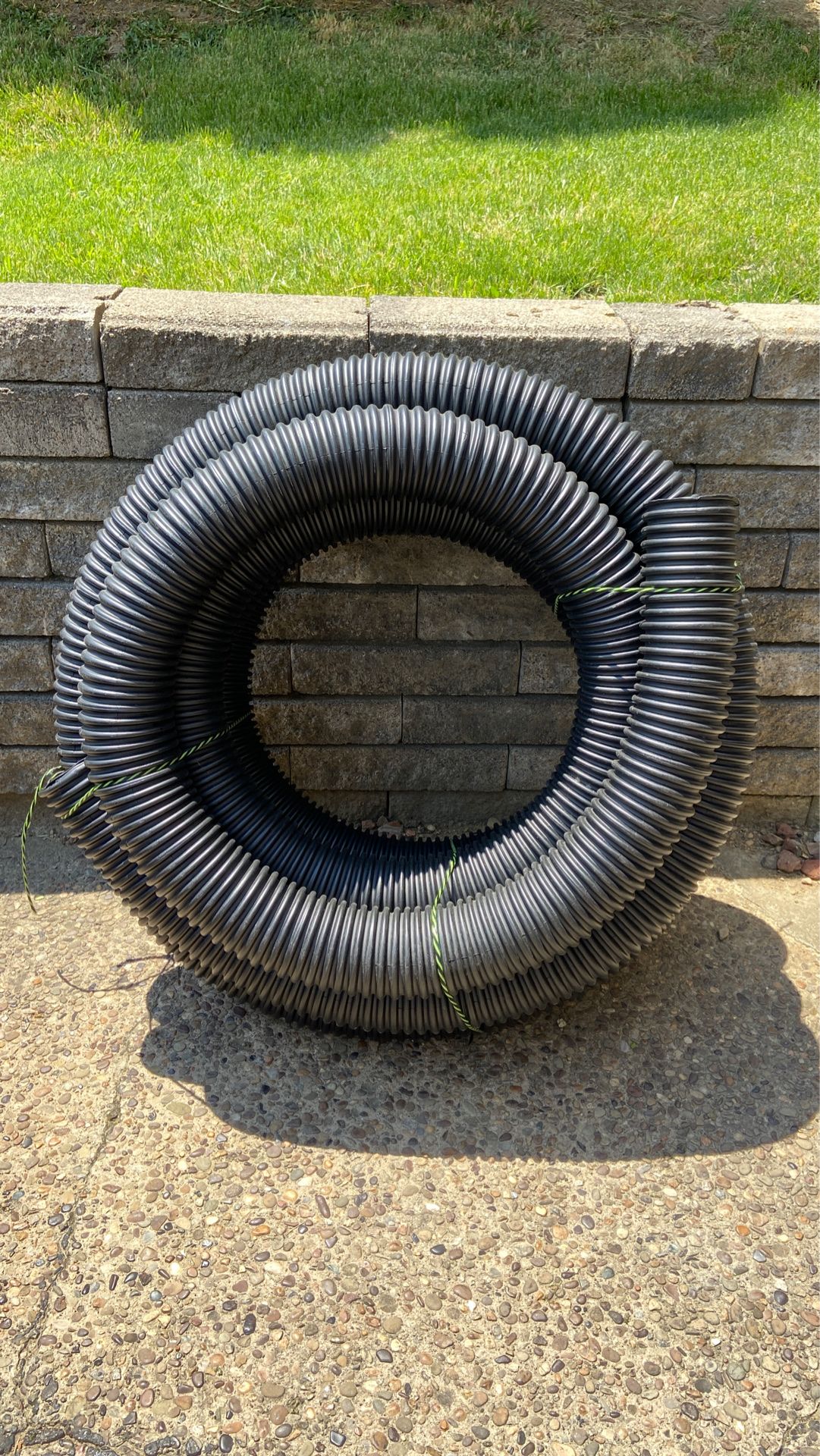 4in. x 50ft. Corrugated Solid Pipe