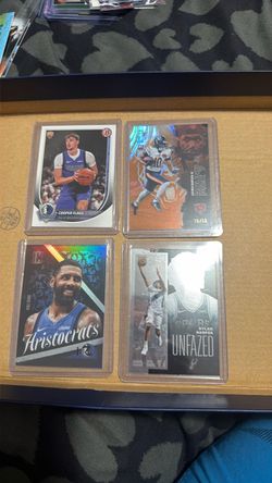 Lot of 4 Rookie & Insert Trading Cards