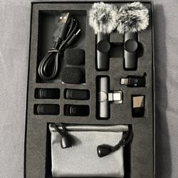 Wireless Microphone 🎤 Compatible With Android & IPhone, $10 Each OR 2 For $16