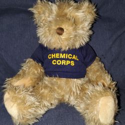 Plush Bear with Army Chemical Corps T-shirt, Brand New