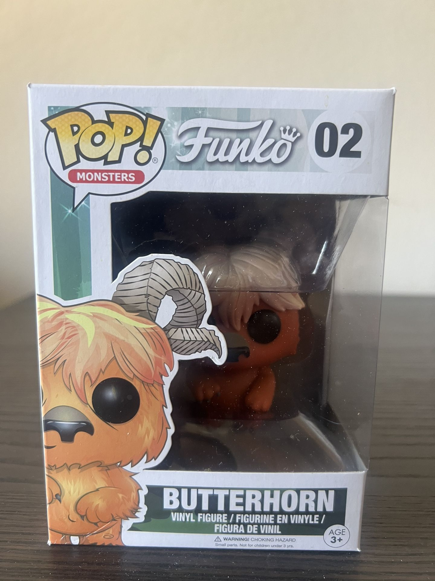 VAULTED EXCLUSIVE Butterhorn Funko Pop Monsters #02 Wetmore Forest Vinyl Figure