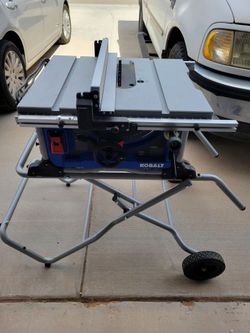 Portable Table Saw Kobalt used 3 times