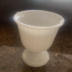Vintage Milk Glass Vase