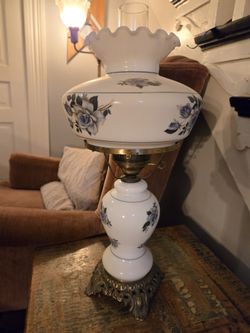 Vintage Hurricane Lamp