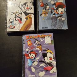The Animaniacs – Original 90s Animated Series DVD Set (Volumes 1–3, New/Open Box)