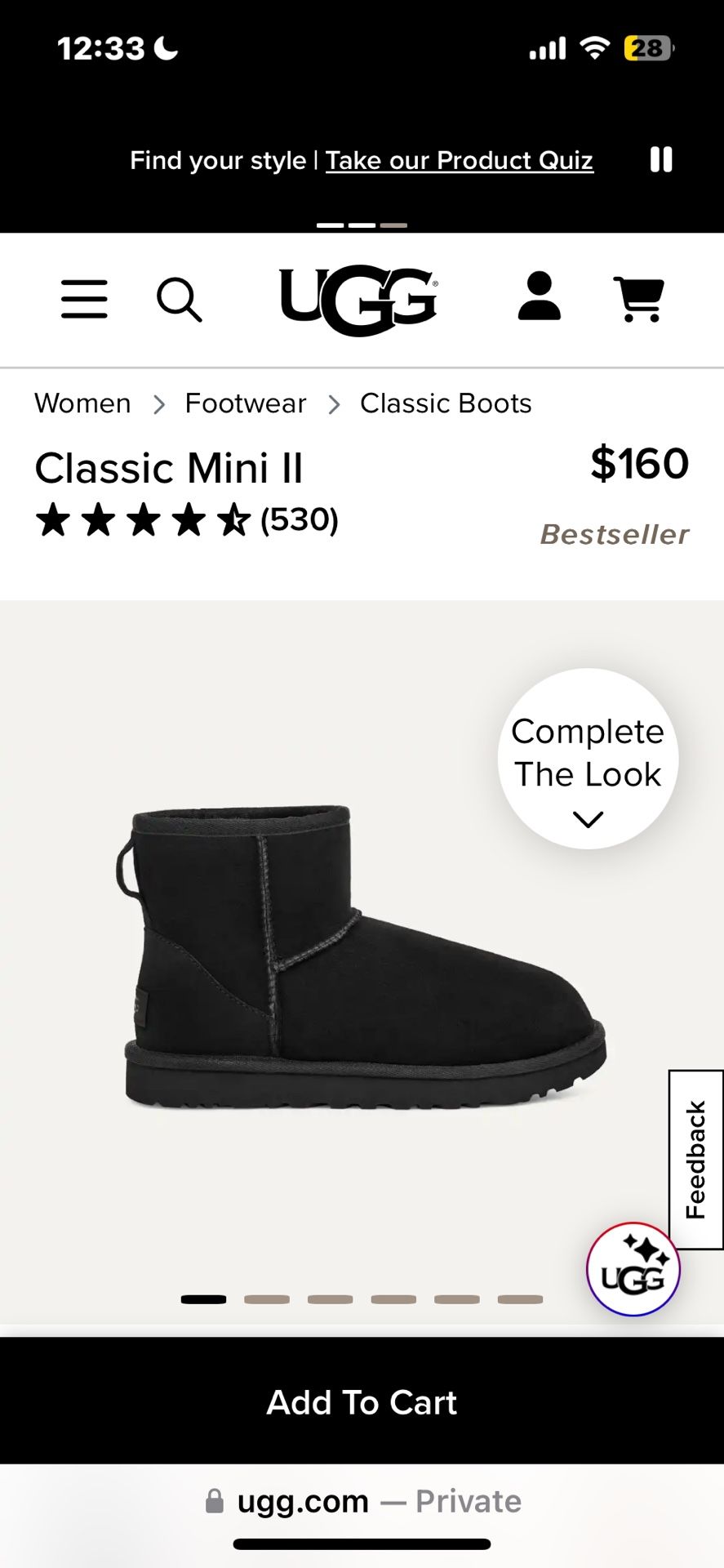 Ugg W Classic Mini Ii 