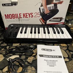 Line 6 Mobile Keys 25 Midi Controller Keyboard Mint In Box