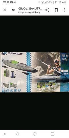 Brand New Inflatable Kayak With Pump And Backpack