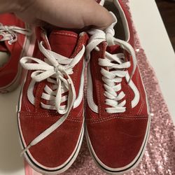 Red Vans 9