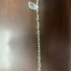 14k Natural Diamond Tennis Bracelet 