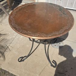 Copper Top Table